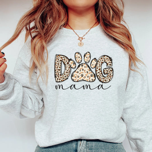 Dog Mama in Leopard - Full Color
