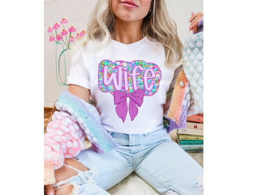Floral Wife with Bow (Full Color)