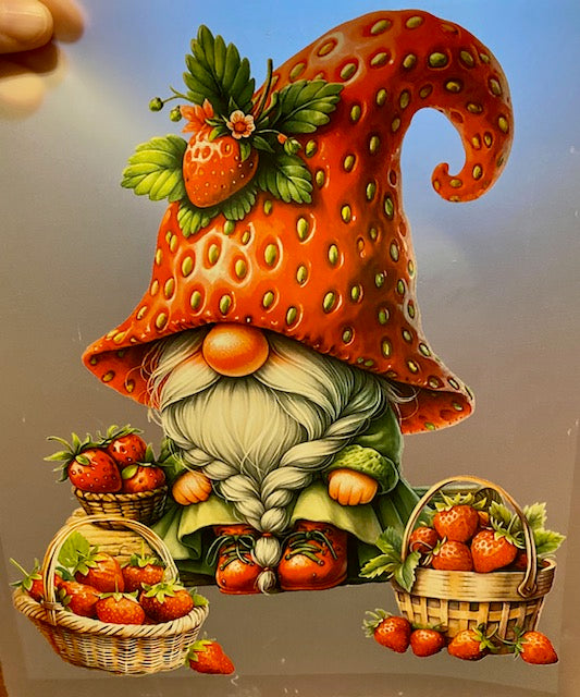Strawberry Gnome - Full Color
