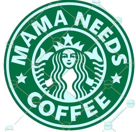 Mama Needs Coffee SB Logo - Full Color