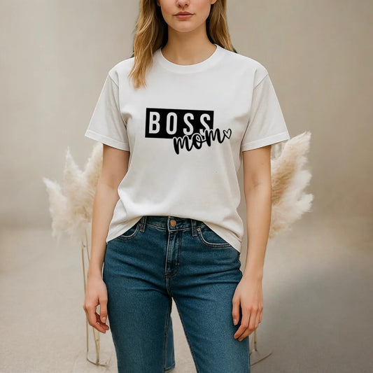 Boss Mom - Black Print