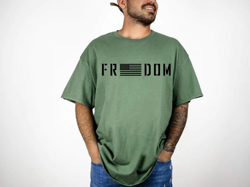 Freedom Flag (Black print)