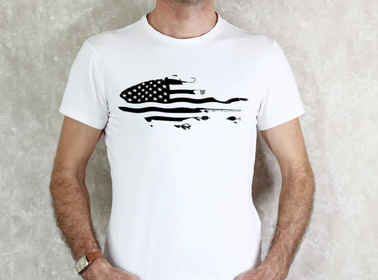 Fish Flag (Black Print)