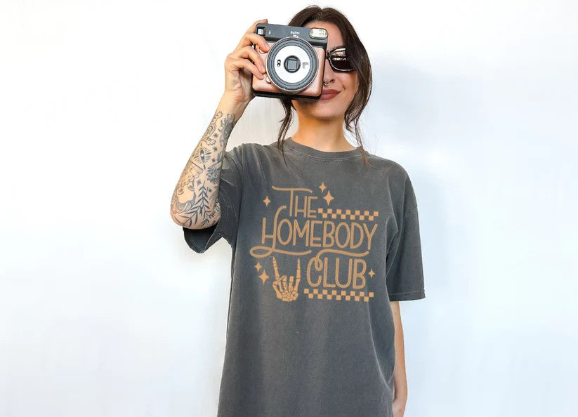 The Homebody Club (Yellowish Beige print)