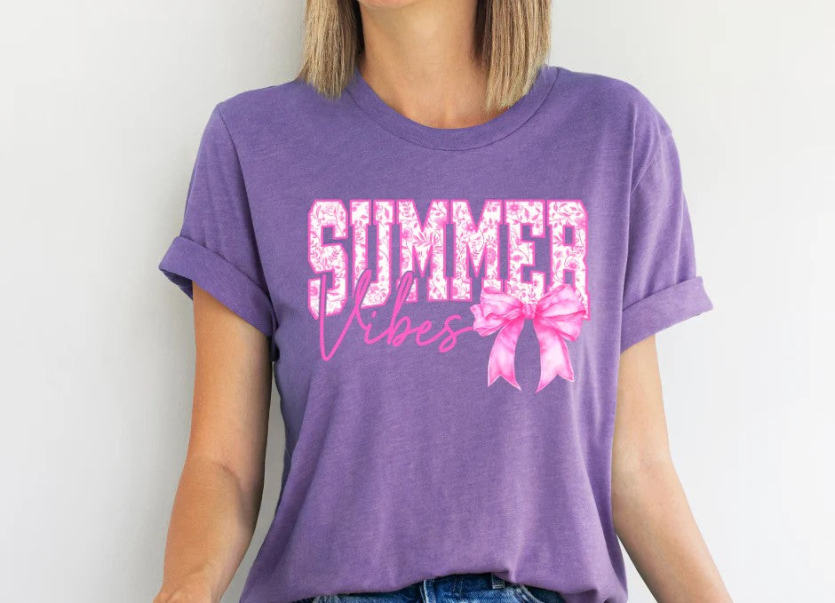 Foral Summer Vibes w/ Bow - Full Color