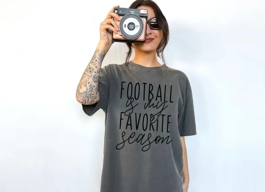 Football is my Favorite Season (black print)