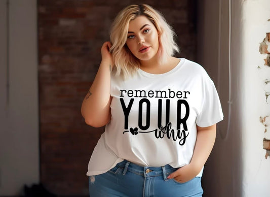 Remember your why (black print)