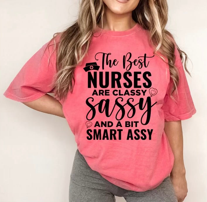 The Best Nurse (black print)