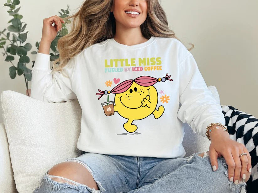 Little Miss Fueled By Iced Coffee (Full Color)