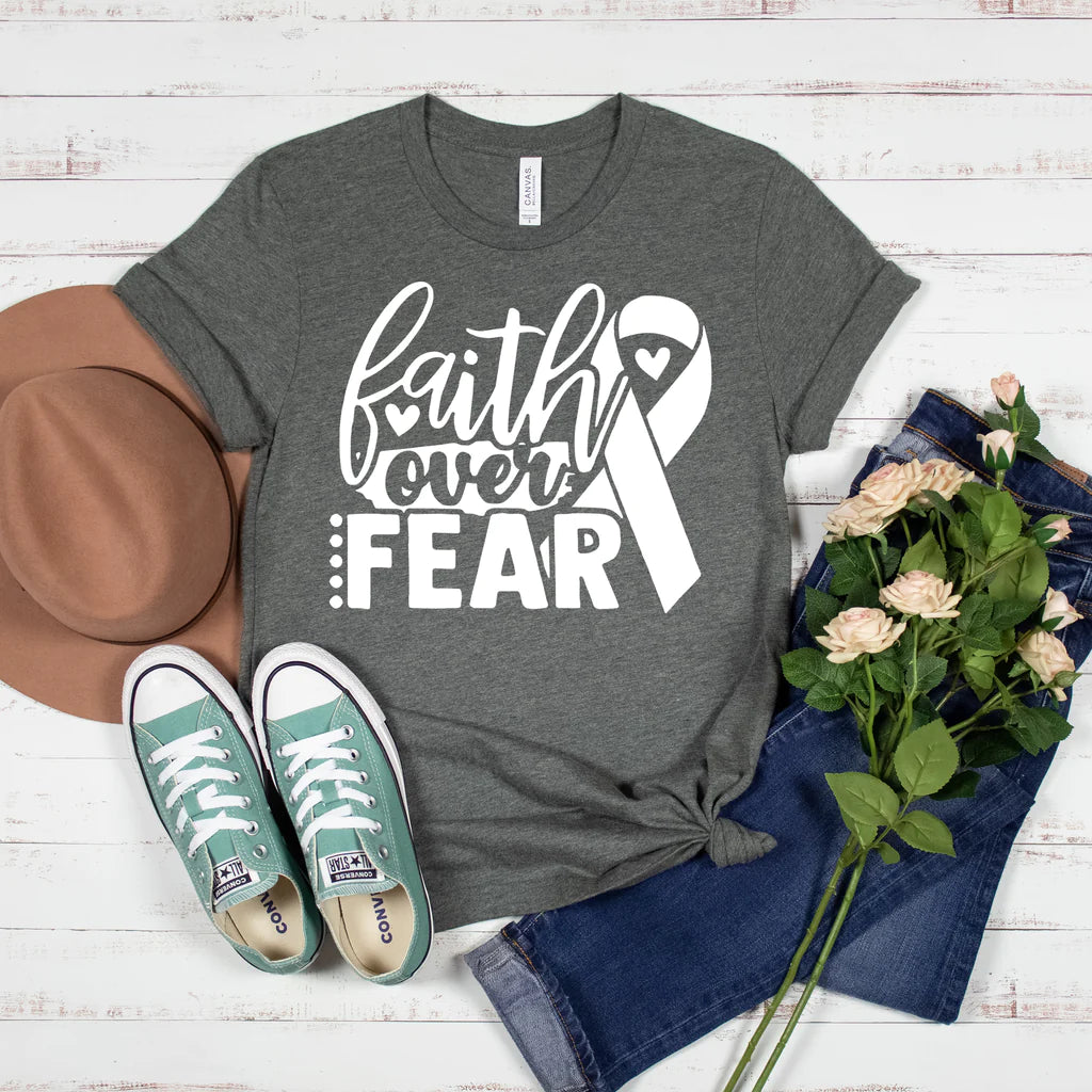 Faith Over Fear (White print)