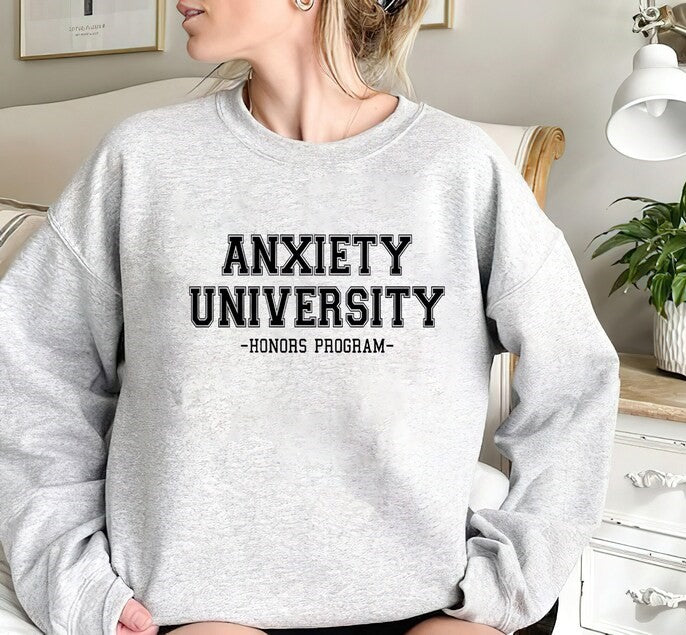 Anxiety University: Honors Program (Black print)