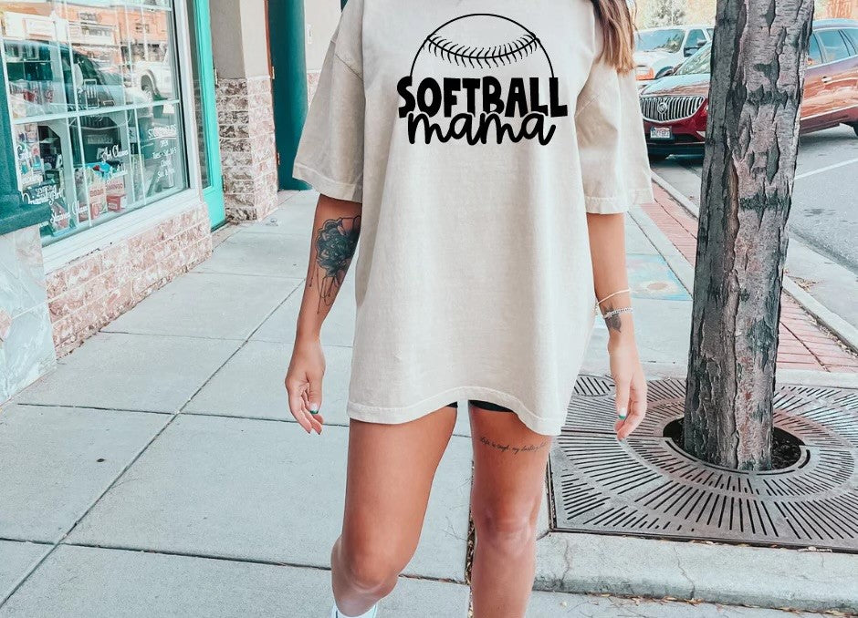 Softball Mama (Black print)