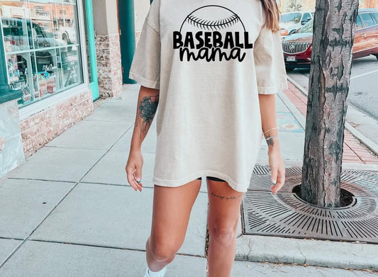 Baseball Mama(Black print)