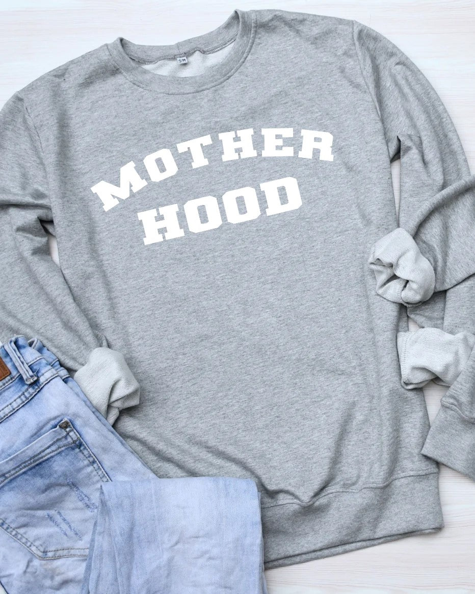 Mother Hood & Child Hood (White print)