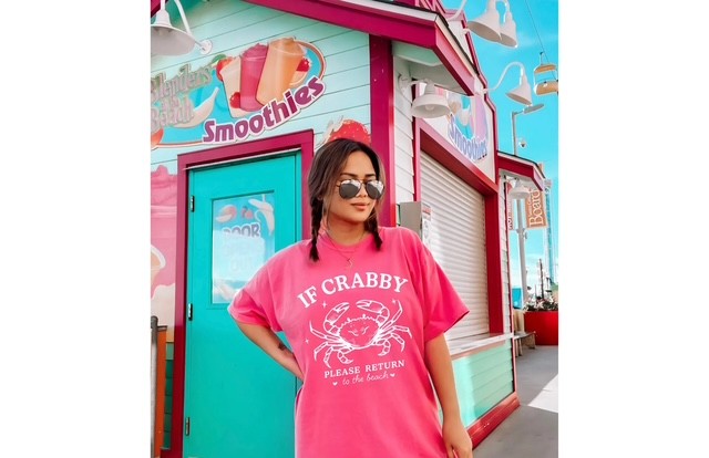 If Crabby, Please Return to the Beach (White Print)