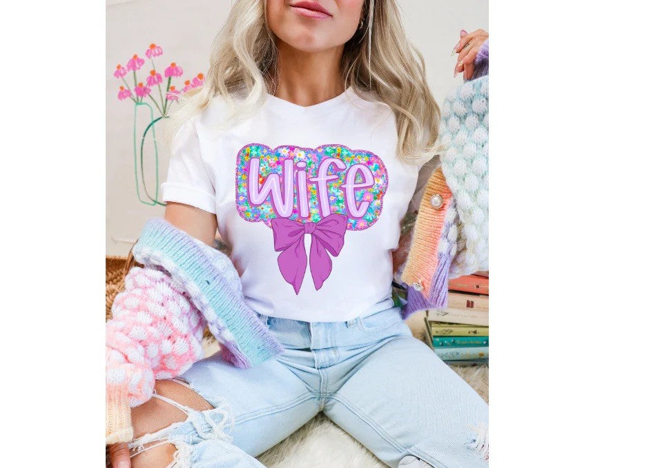 Floral Wife with Bow (Full Color)