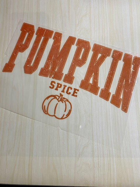 Pumpkin Spice (Orange Print in DTF)