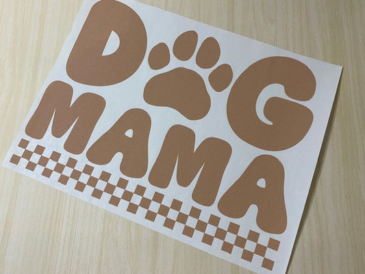 Dog Mama (Tan Color Print)