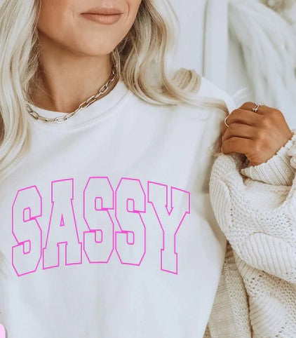 Sassy (Pink print)