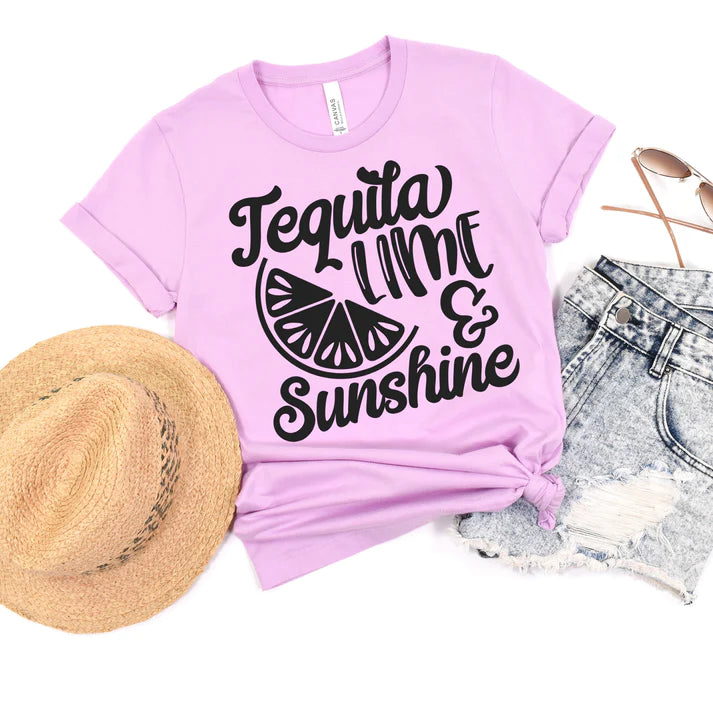 Tequlia, Lime & Sunshine (Black Print)